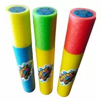 Pack 3 Bombín Tubo Lanza Agua De Espuma 30cm Varios Colores