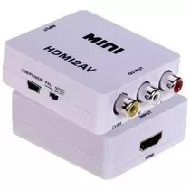 Adaptador Mini Conversor De Hdmi Para Video Composto 3rca Av