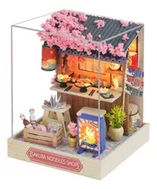  Miniatura Dollhouse Realista Mini 3d Casa Madeira 3 Opcoes
