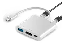  Adaptador Hdmi 4k 5 En 1 Usb C A 3x Usb 3.0 + Carga Tipo C 