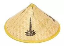 Chapéu Japonês Chinês Vietnamita De Bambú Ótima Qualidade 