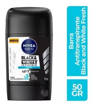 Antitranspirante Barra Nivea Men Black & White Fresh 50 g