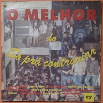 Lp O Melhor Do Só Prá Contrariar 1992 Compilação Vinil