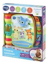 Libro Para Bebe Vtech Primeras Canciones 3-36 Meses Febo