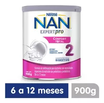 Leche Para Bebé Nestle Nan Confort Total 2 900g 6 A 12 Meses Sabor N/a