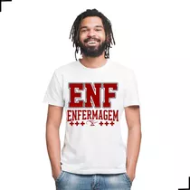 Camiseta Enfermagem Masculina Personalizada Promoção Novo