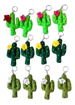 Souvenirs Cactus Llaveros De Pañolenci X 10