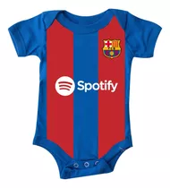 Mameluco Camiseta Barcelona Bebé 100% Algodón