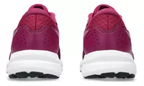 Tenis Mujer Asics Gel-contend 8 Q124 500 Color Blackberry/pure Silver Diseño De La Tela Liso Talla 23.5 Mx