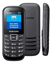 Celular Samsung E1207y Dual Chip Idoso Nota Garantia 