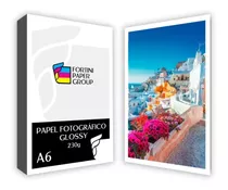 1000 Folhas Papel Foto Glossy 230g Brilho Tamanho A6