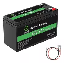 Hwe Energy 12v 7ah Battery, Rechargeable Lifepo4 Battery, 40