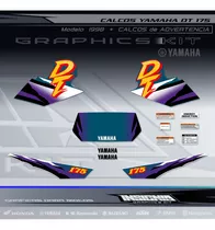 Calcos Yamaha Dt 175 - 1998 - Insignia Calcos