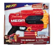 Nerf Mega N-strike  Lançador Tri-break Hasbro  Grande +8anos