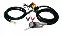 Kit Bomba Trasvasije Diesel 12v 175w Motor Manguera Pistola