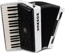 Acordeón Hohner Bravo Iii 72 Pearl White 72 Bajos