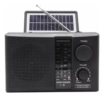 Radio Daewoo Recargable Con Panel Solar Bluetooth/usb