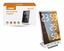 Relógio De Mesa E Parede Digital Lelong Le-2134