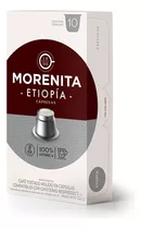 Caja 10 Capsulas Cafe Etiopia La Morenita Para Nespresso