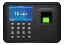 Relógio Ponto Biométrico Digital Português Usb P/funcionario