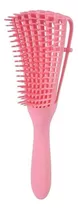 Cepillo Para Cabello Rizado Pink Powder Comb