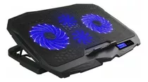 Base Cooler Gamer Notebook Multilaser Com Led Azul Ac332  Cor Preto