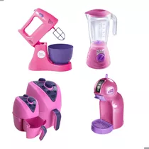 Kit Cozinha Infantil Completa Comida Cafeteira Air Fryer Zuk