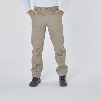 Pantalon  Pampero Clasico De Trabajo Beige-verde-blanc 38-60