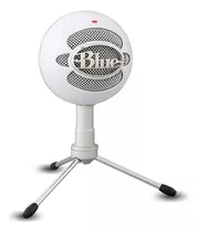 Micrófono Blue Snowball Ice Condensador Cardioide Color Blanco