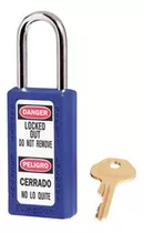 Candado Azul De Seguridad Termoplástico 411blu - Masterlock