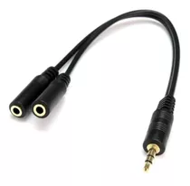 Adaptador Splitter Jack Una Salida A 2 Auriculares Estéreo