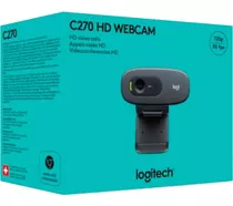 Webcam Logitech C270 / 720p / Hd Usb Color Negro