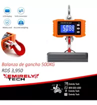 Balanza Digital Escala 500 Kg Peso Gancho Colgante Báscula 
