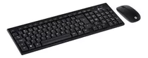 Teclado E Mouse Sem Fio Wireless Dynamic Corp Preto Vinik