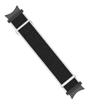 Pulseira Nylon Loop Compatível Com Galaxy Watch 4 40mm Cor Alvinegro