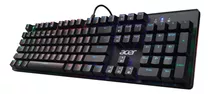 Teclado Gamer Acer Nitro Led Retroiluminado Rgb Usb Abnt 2