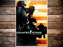 Poster Juego Counter Strike Cs Go 47x32cm 200grms