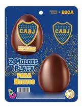 Molde Placa Para Huevo Pascua Set Escudo De Boca Juniors X2u