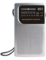 Radio A Pilas Portatil Am/fm Rpocket01p Irt