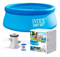 Piscina Gomón Inflable Intex 5621 Lts 366cm X 76cm C/ Bomba