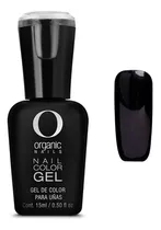 Color Gel Esmalte Uñas By Organic Nails Color Imperial Black