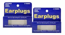 Tapones P/ Oidos Silicona Moldeable - Earplugs Pack 4 Pares