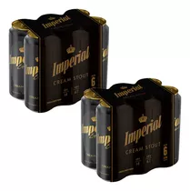 Cerveza Imperial Cream Stout Lata 473cc Pack X 12 Unidades