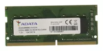 Memória Ram Premier Color Verde  8gb 1 Adata Ad4s26668g19-sgn