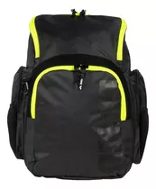 Mochila Arena Natación Spiky 3 Backpack 35 Litros Lisas Color Dark Smoke Neon Yellow (101) Diseño De La Tela 90% Poliamida | 10% Poliester
