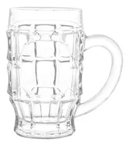 Set 2 Vasos Cerveceros Shoperos Hamburgo 525 Ml Cristar Color Transparente