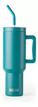 Vaso Térmico Quencher Mug 1,2lts Con Bombilla Color Petróleo