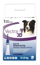 Pipeta Antiparasitário Para Carrapato Ceva Vectra 3d Para Cão De 10kg A 25kg Cor Azul