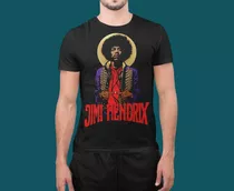 Camiseta Rock Metal Jimi Hendrix N1