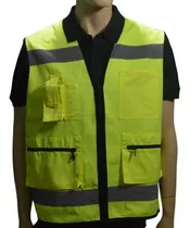 Chaleco Geologo Gabardina Amarillo Fluor